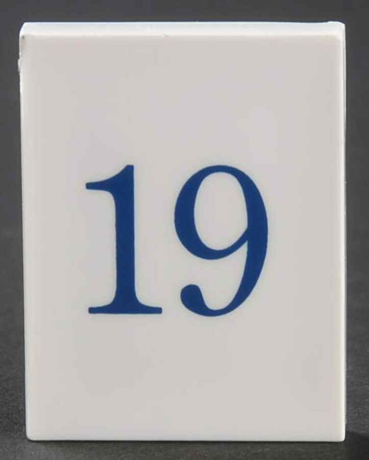 Pillsbury Doughboy Calendar #19 Tile - No Box by Danbury Mint-1