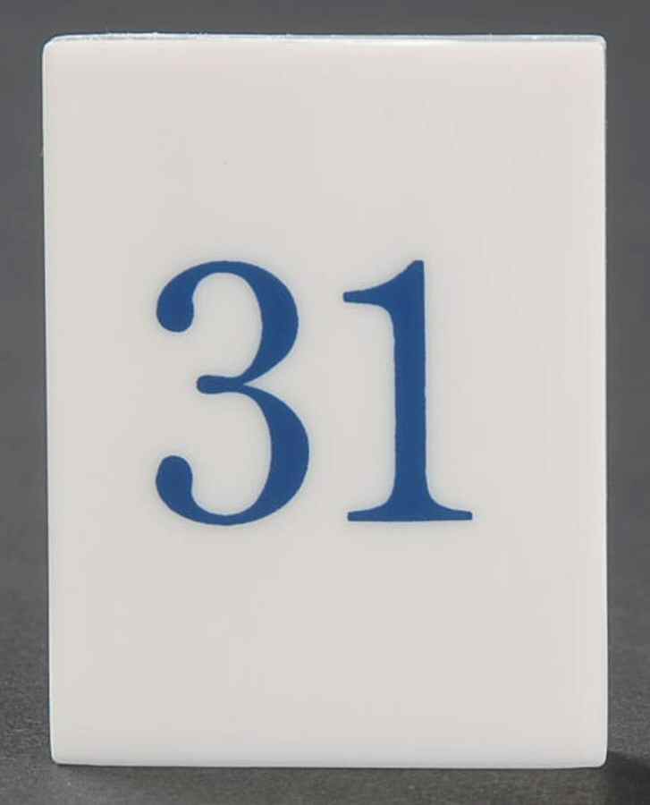 Pillsbury Doughboy Calendar #31 Tile - No Box by Danbury Mint-1