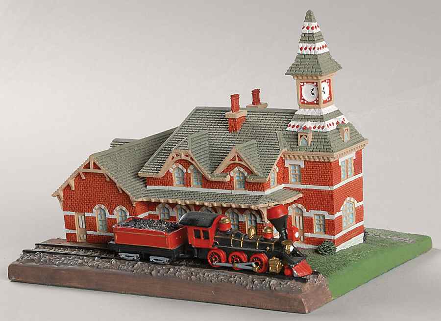 Americas Historic Railroad Stations Old Railroad Station - No Box by Danbury Mint-1