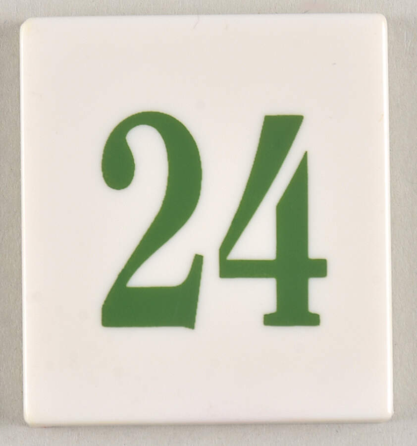 John Deere Perpetual Calendar #24 Tile - No Box by Danbury Mint-1