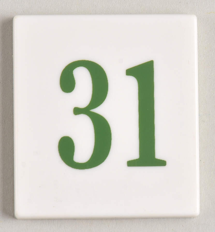 John Deere Perpetual Calendar #31 Tile - No Box by Danbury Mint-1