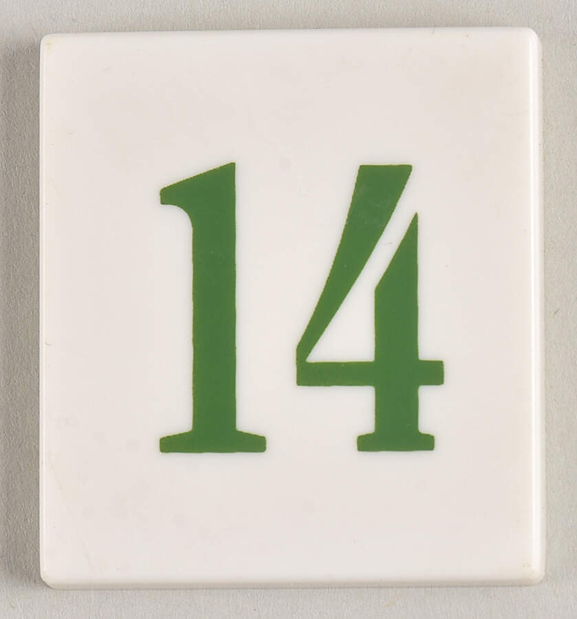 John Deere Perpetual Calendar #14 Tile - No Box by Danbury Mint-1