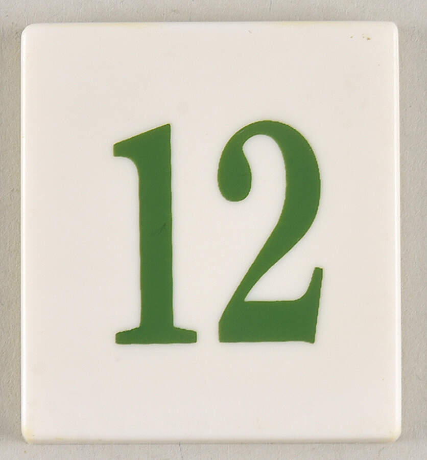 John Deere Perpetual Calendar #12 Tile - No Box by Danbury Mint-1