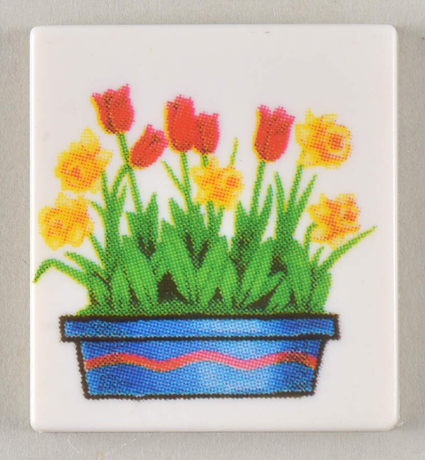 John Deere Perpetual Calendar Mother's Day Tile - No Box by Danbury Mint-1