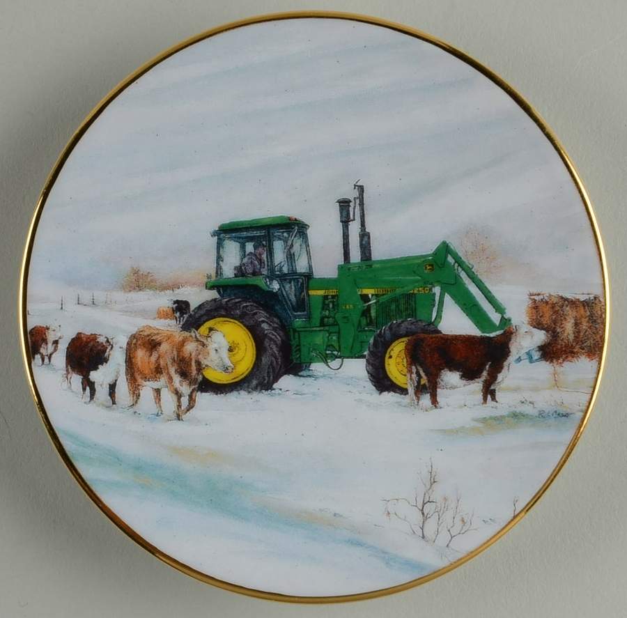 John Deere Perpetual Calendar February - No Box by Danbury Mint-1