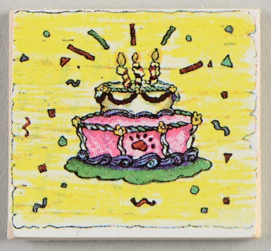 Boyds Bear Calendar Perpetual Birthday Tile - No Box by Danbury Mint-1