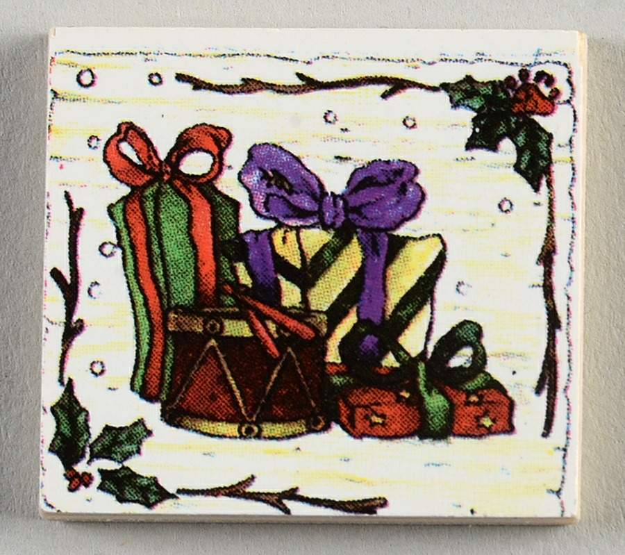 Boyds Bear Calendar Perpetual Christmas Tile - No Box by Danbury Mint-1