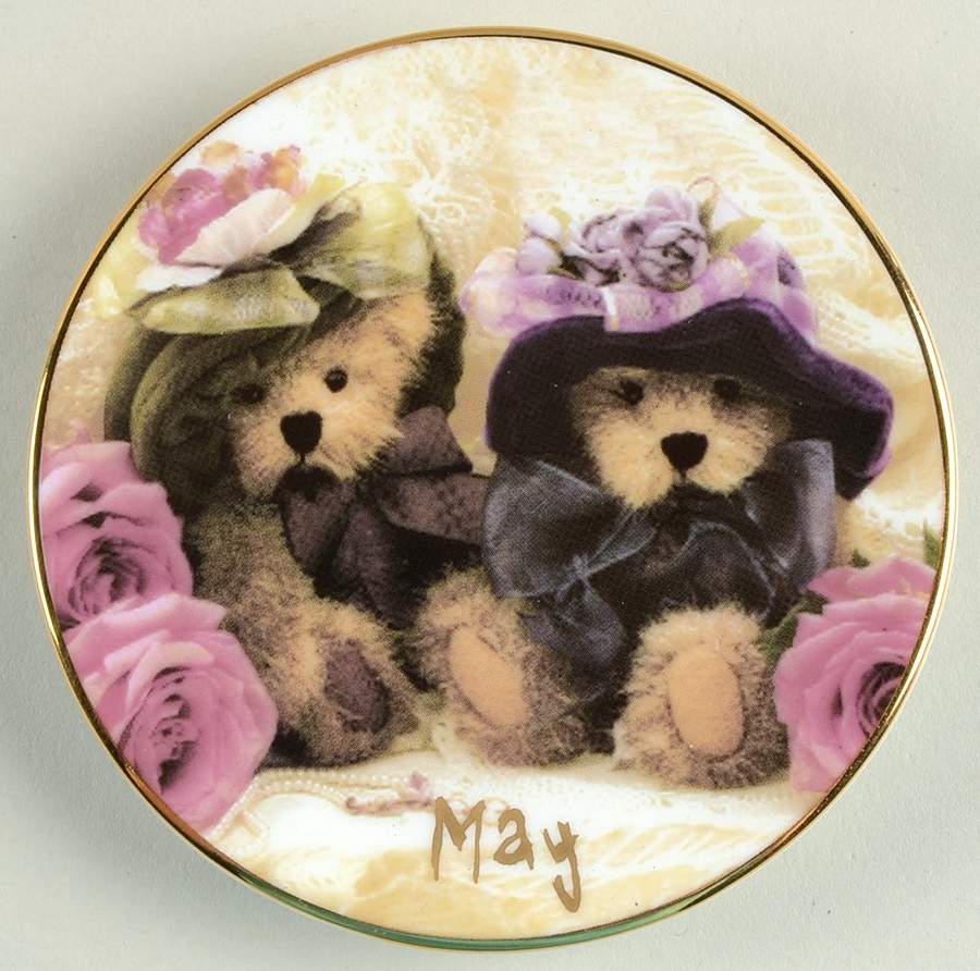 Boyds Bear Calendar Perpetual May - No Box by Danbury Mint-1
