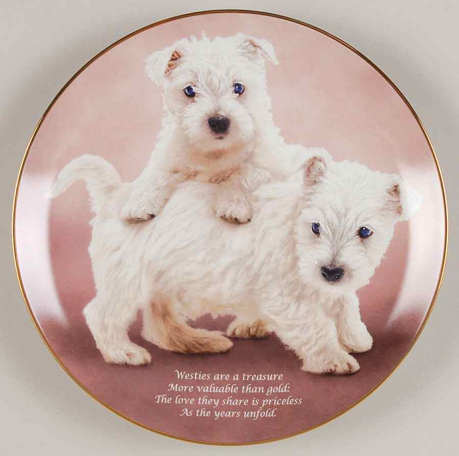 Beloved Westies Love They Share - No Box by Danbury Mint-1