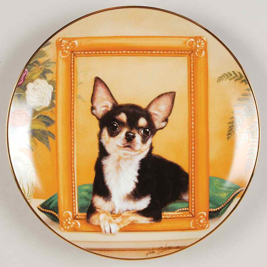 Chihuahuas Pretty As A Picture - No Box by Danbury Mint-1