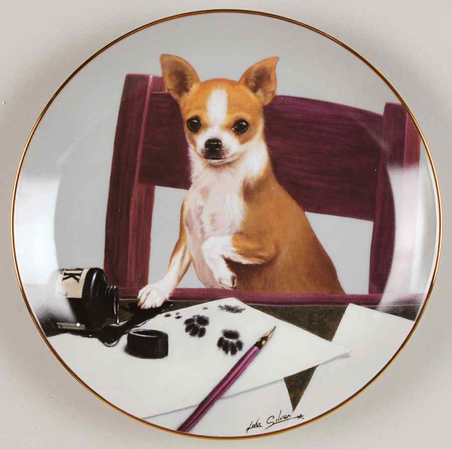 Chihuahuas Footnotes - No Box by Danbury Mint-1