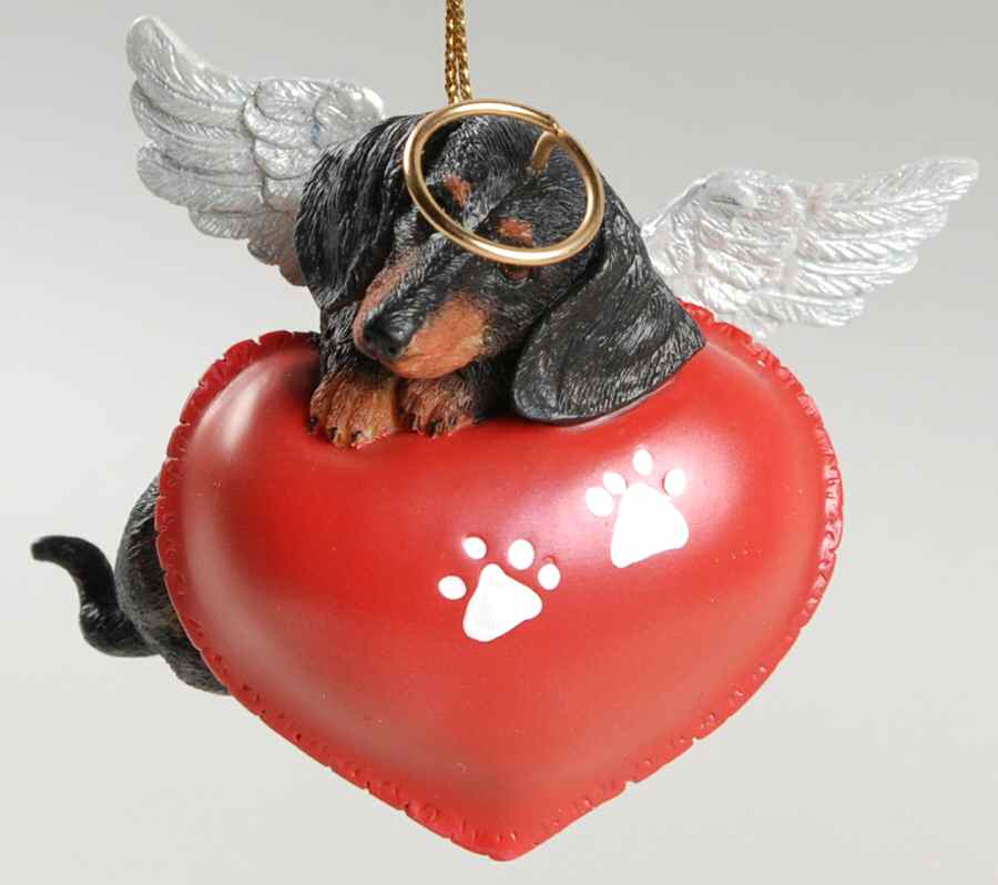 Delightful Dachsunds Paw-Feet Angel - No Box by Danbury Mint-1