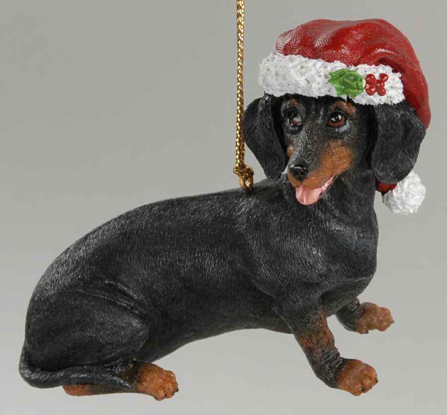 Delightful Dachsunds Just Like Santa - No Box by Danbury Mint-1
