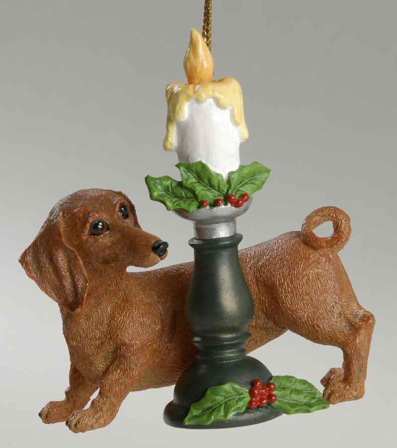 Delightful Dachsunds All Aglow - No Box by Danbury Mint-1