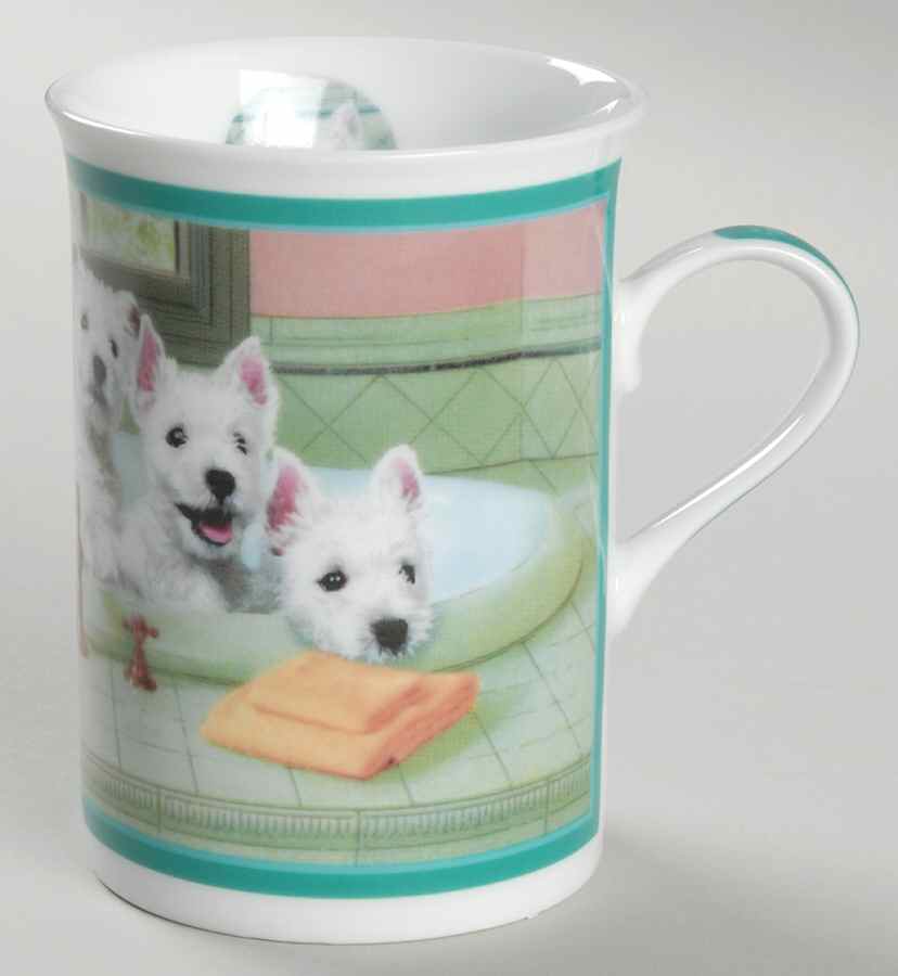 Wonderful Westies Bath Time - No Box by Danbury Mint-1