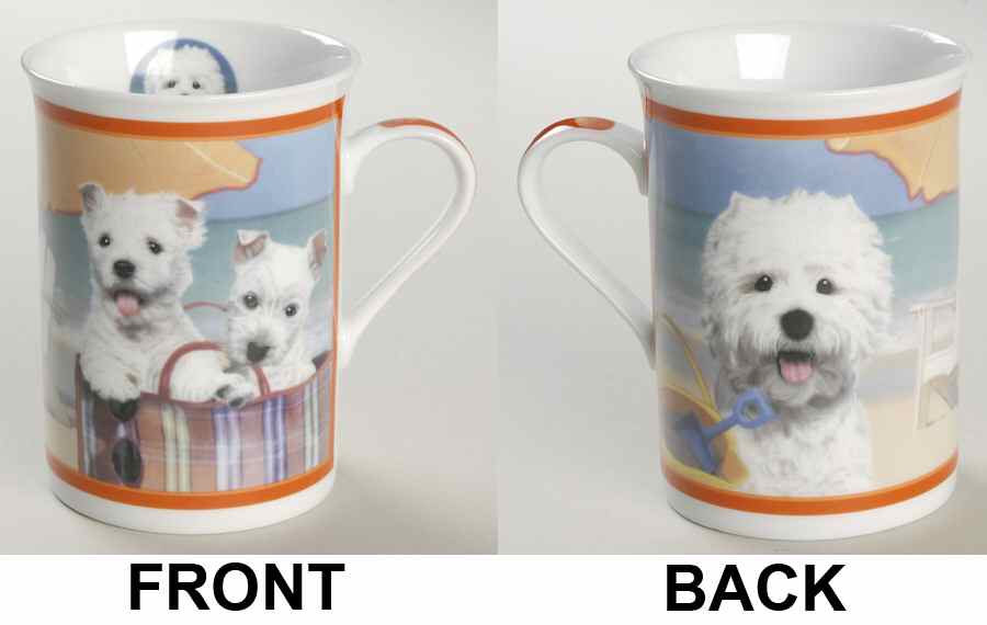 Wonderful Westies At The Beach - No Box by Danbury Mint-1