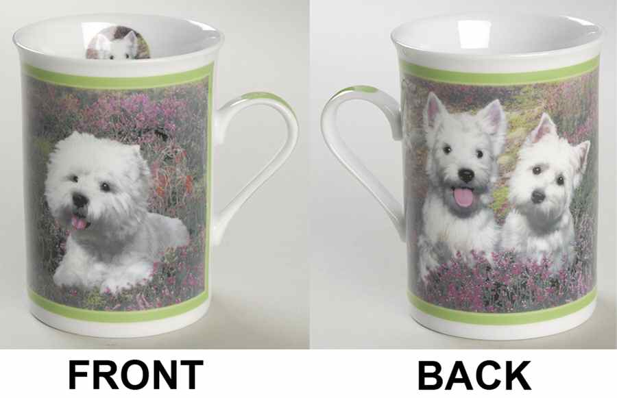 Wonderful Westies Hiding In The Heather - No Box by Danbury Mint-1