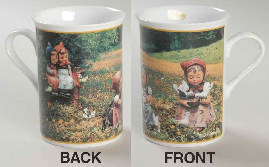 M I Hummel Mugs of the Year May -Cinderell - Boxed by Danbury Mint-1