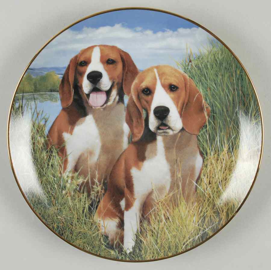 Beagles Eager Beagles - No Box by Danbury Mint-1