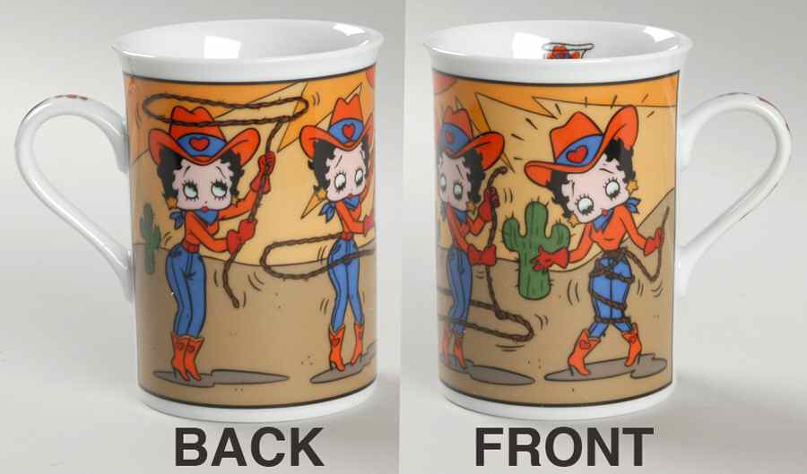 Betty Boop Mug Betty On The Ropes - Boxed by Danbury Mint-1