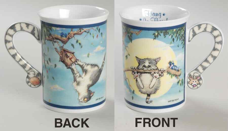 Comical Cats Collector Mug Hang In There - Boxed by Danbury Mint-1