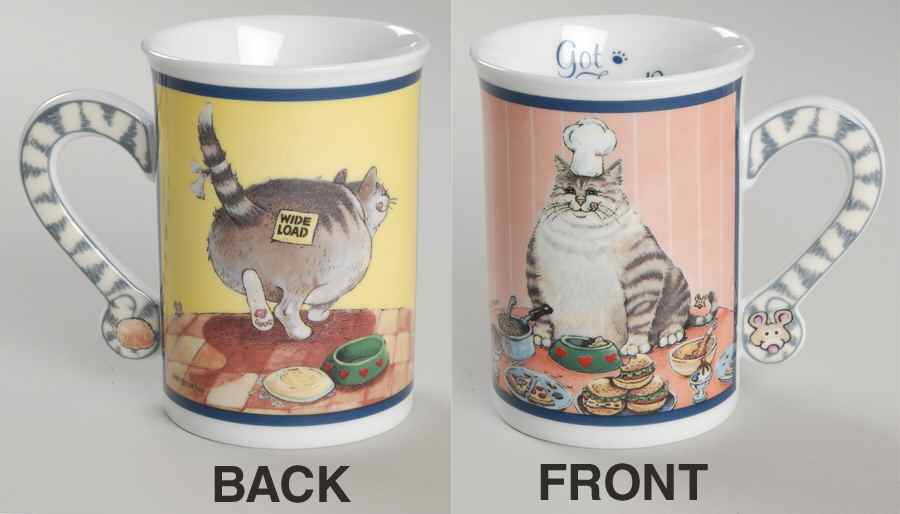 Comical Cats Collector Mug Got Food? - Boxed by Danbury Mint-1