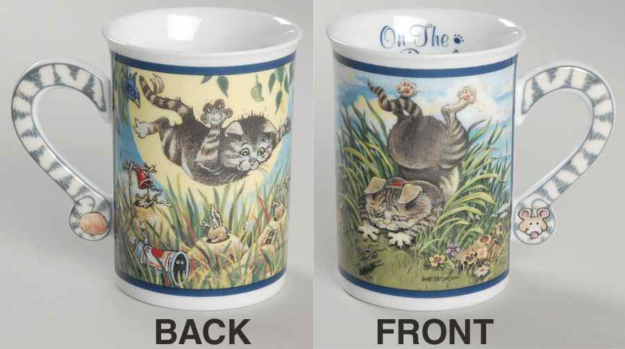 Comical Cats Collector Mug On The Prowl - With Box by Danbury Mint-1