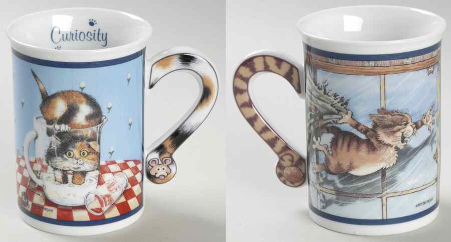 Comical Cats Collector Mug Mischief Maker - Boxed by Danbury Mint-1