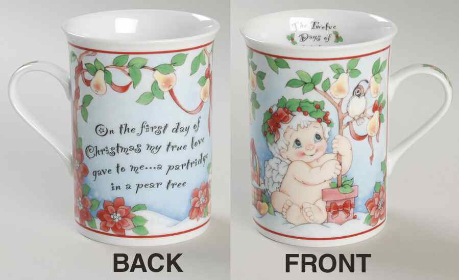 Dreamsicles Twelve Days of Christmas Mug Partridge In A Pear Tree - With Box by Danbury Mint-1
