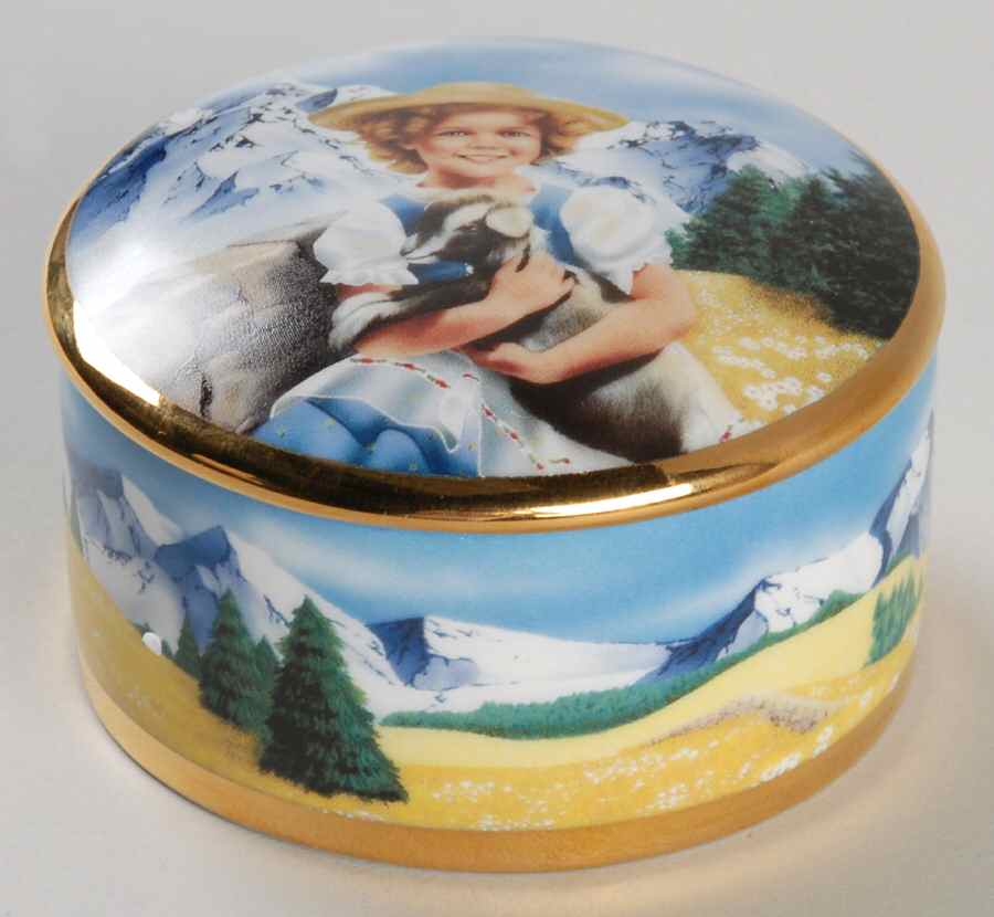 Shirley Temple Music Box Heidi - With Box by Danbury Mint-1
