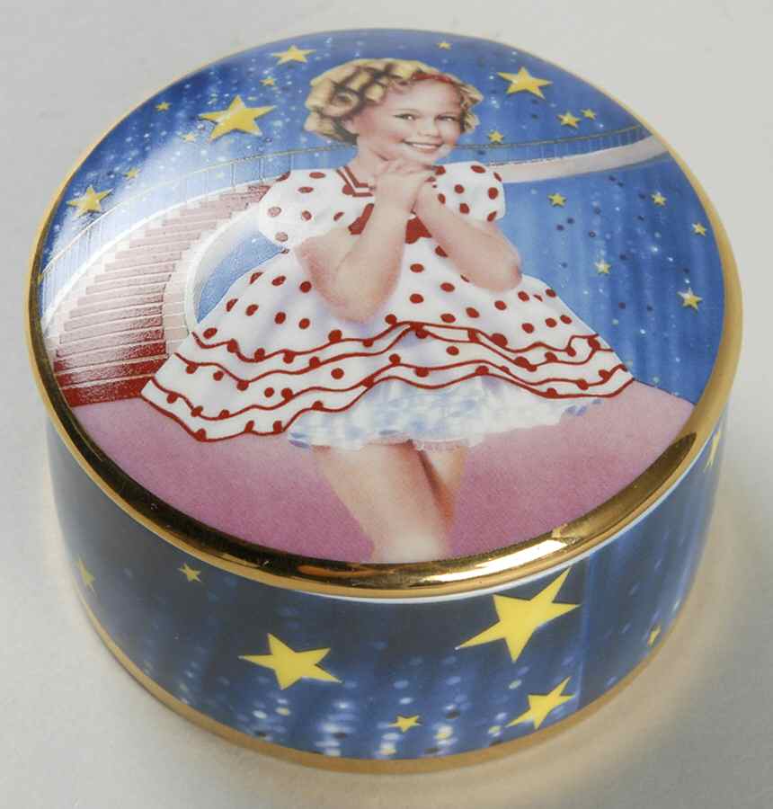 Shirley Temple Music Box Stand Up And Cheer - Boxed by Danbury Mint-1
