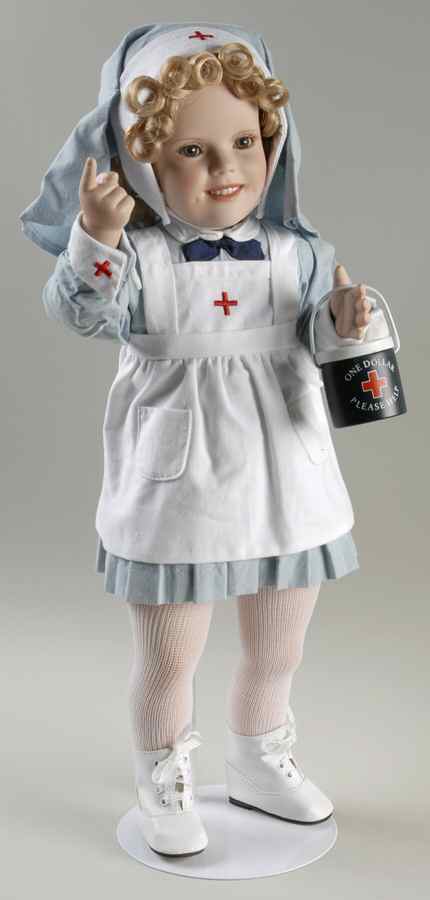 Shirley Temple Dolls Red Cross - No Box by Danbury Mint-1