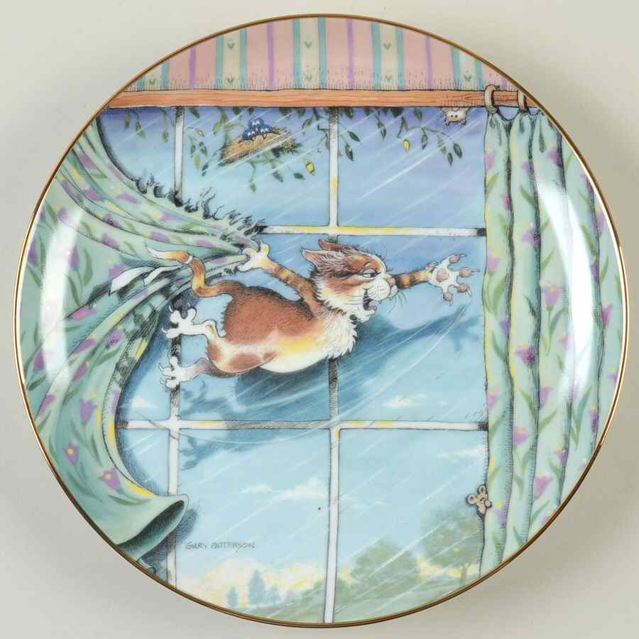 Comical Cats Curtain Call - No Box by Danbury Mint-1
