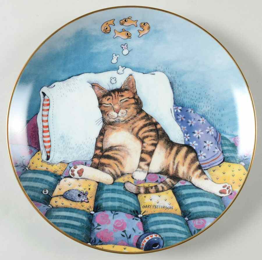 Comical Cats Cat Nap - No Box by Danbury Mint-1
