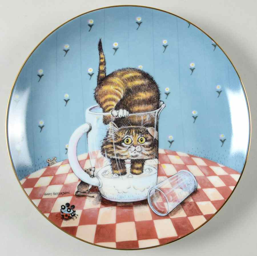 Comical Cats Curiosity - No Box by Danbury Mint-1