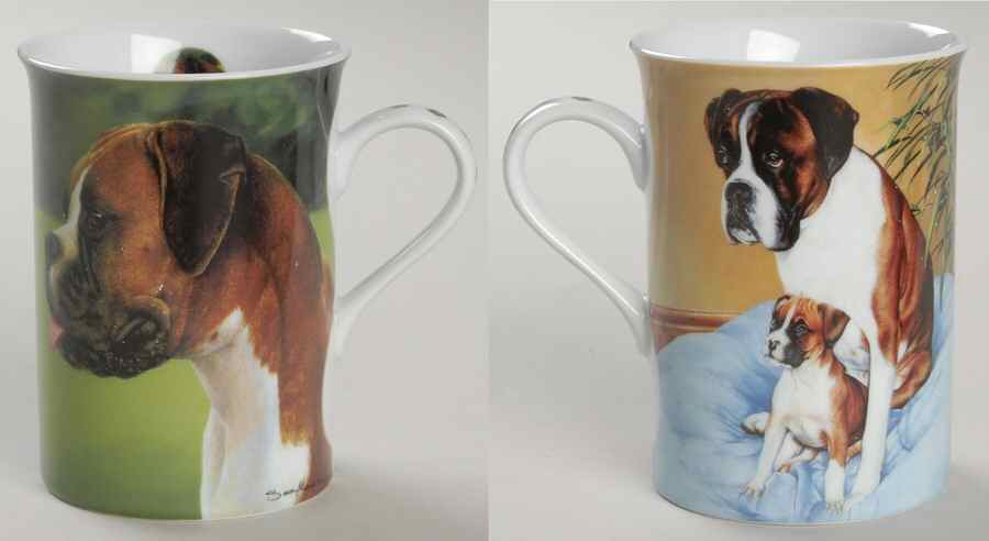 Boxers Mugs Taking A Breather And Like Father  - No Box by Danbury Mint-1