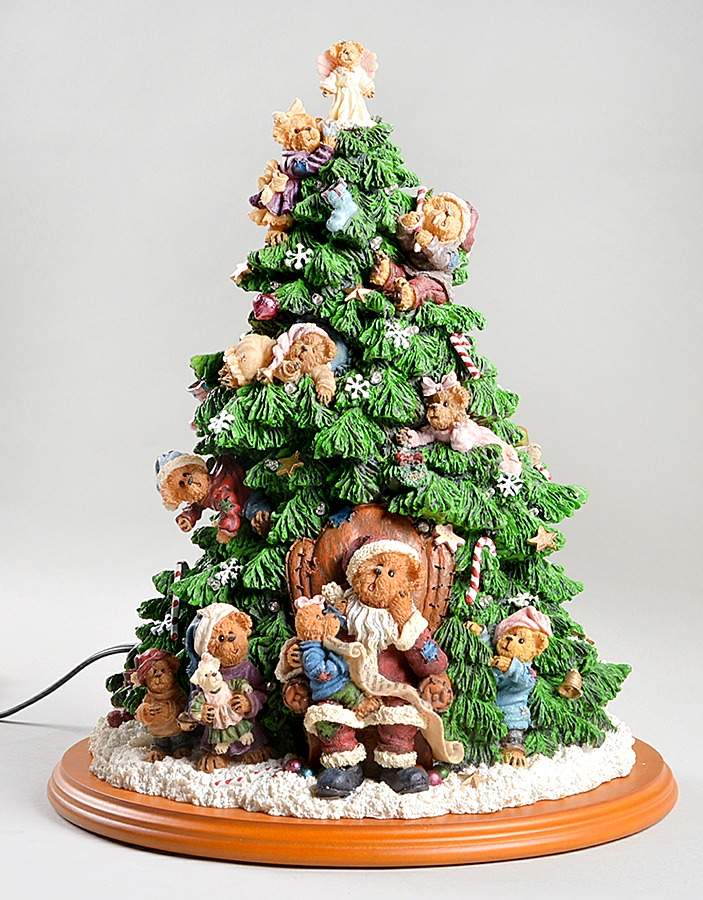 Boyd's Bears Christmas Figurines Christmas Tree - No Box by Danbury Mint-1