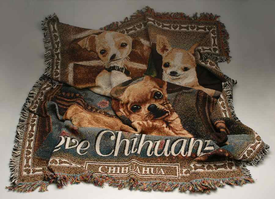 Danbury Mint Giftware Chihuahua Throw - No Box by Danbury Mint-1