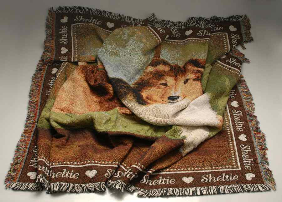 Danbury Mint Giftware Sheltie Throw - Boxed by Danbury Mint-1