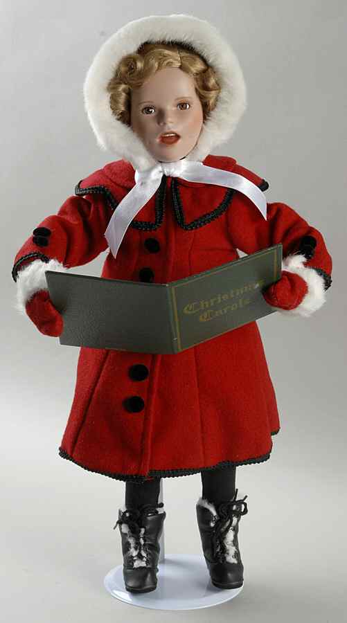 Shirley Temple Christmas Doll Little Caroler - No Box by Danbury Mint-1