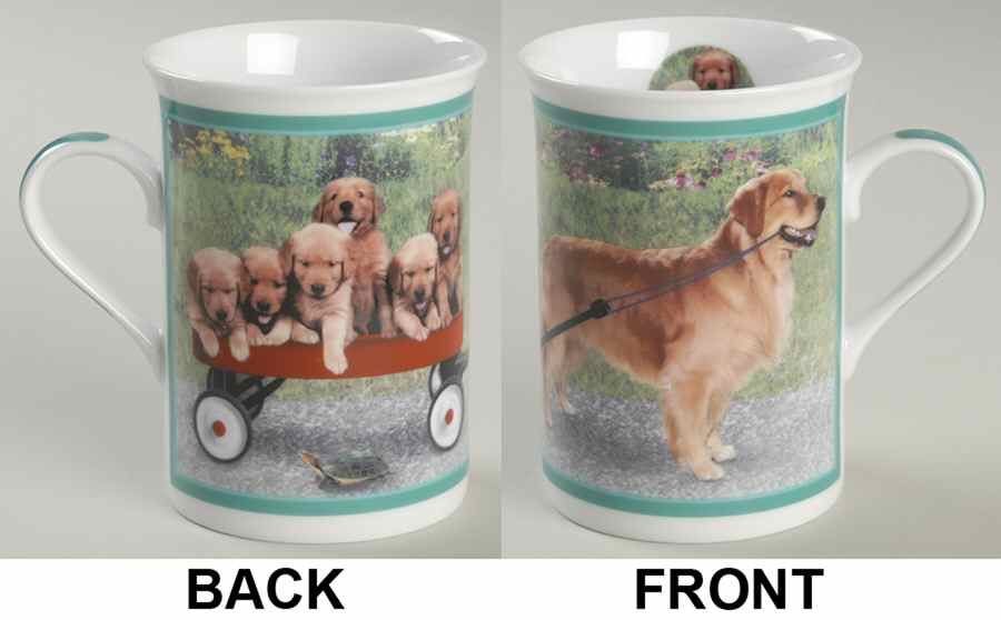 Gorgeous Goldens Retrievers Going My Way - No Box by Danbury Mint-1