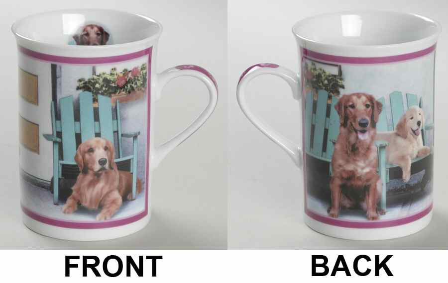 Gorgeous Goldens Retrievers Taking A Break - No Box by Danbury Mint-1