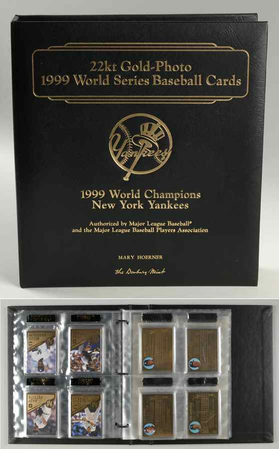 Danbury Mint Sport Cards 1999 World Champions Yankees-Set Of 35 - Boxed by Danbury Mint-1