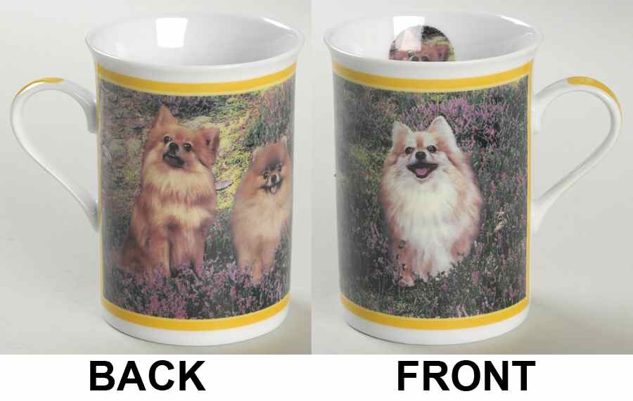 Purely Pomeranian Hiding In The Heather - No Box by Danbury Mint-1
