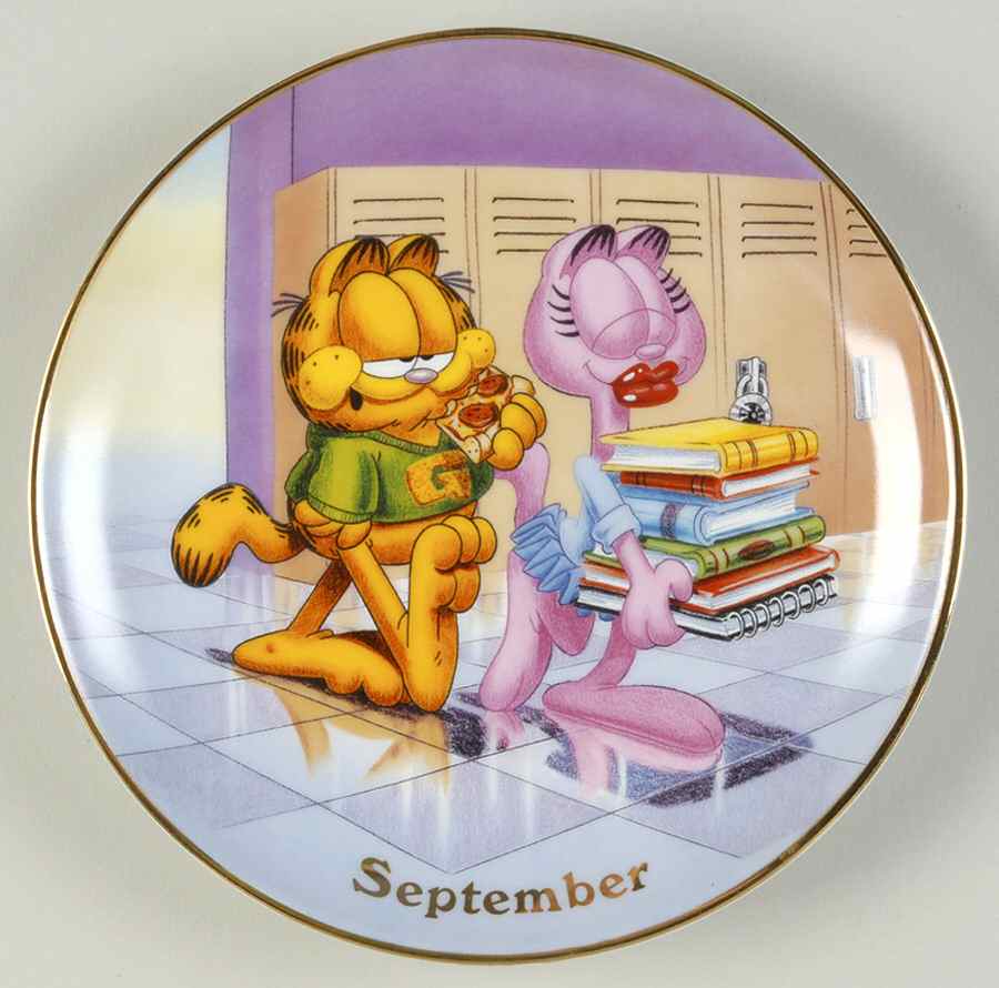 Garfield Perpetual Calendar September - No Box by Danbury Mint-1
