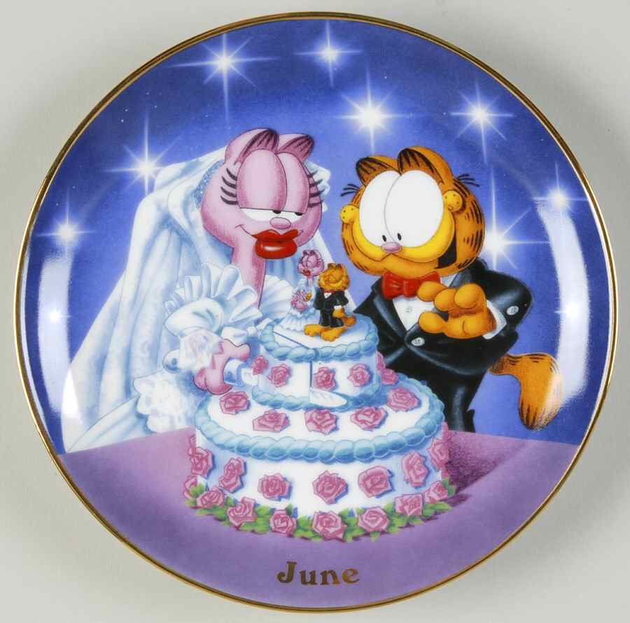 Garfield Perpetual Calendar June - No Box by Danbury Mint-1