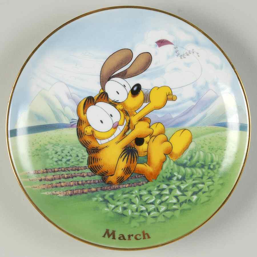 Garfield Perpetual Calendar March - No Box by Danbury Mint-1