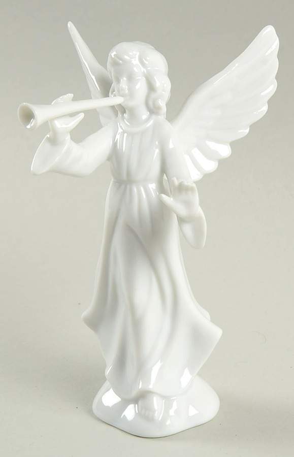 Angel Musicians #2 Angel With Horn - No Box by Sandizell-1