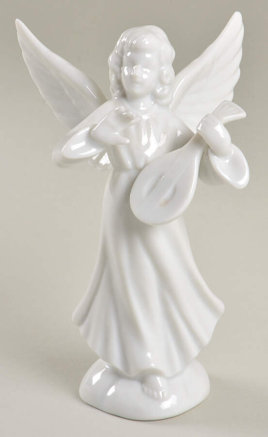 Angel Musicians #2 Angel With Mandolin - No Box by Sandizell-1