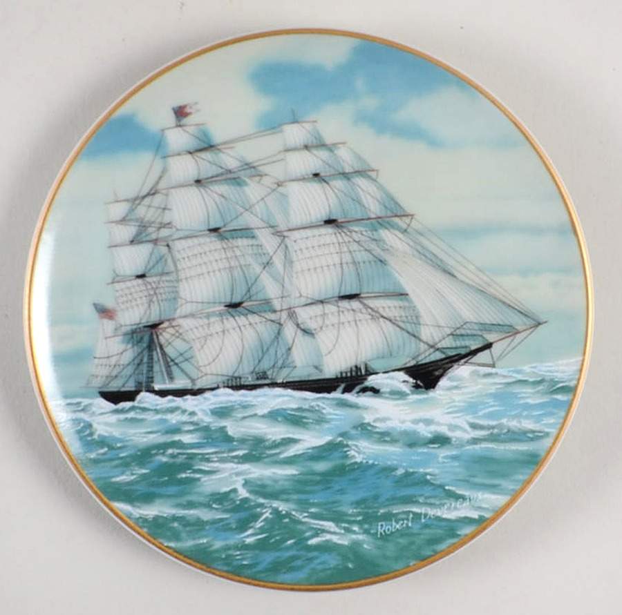 Great American Sailing Ships-Mini Flying Cloud - No Box by Danbury Mint-1